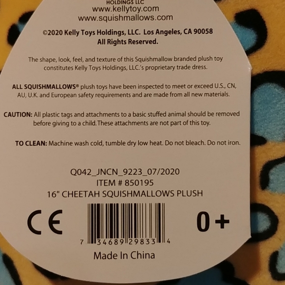 Squishmallow 16" Cheetah - Picture 5 of 5